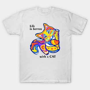 PicatsoCats Reaching-Up T-Shirt